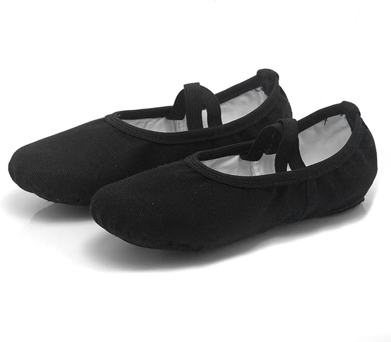 Ballet Shoes for Girls Dance Slippers Soft Split-Sole Ballerina Shoes Perform Dance Yoga Shoes for Little Kid/Big Kid