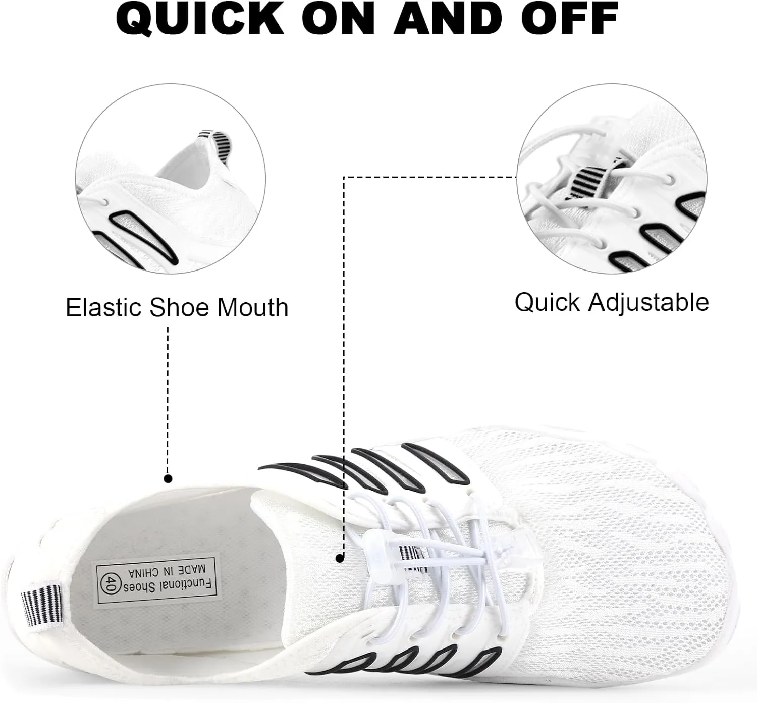 Hike Barefoot Water Shoes, Grounded Footwear Pro Barefoot Shoes Women Men, Non-Slip Athletic Hiking Trail Running Shoe, Breathable Zero Drop Water Shoe Wide Toe Box