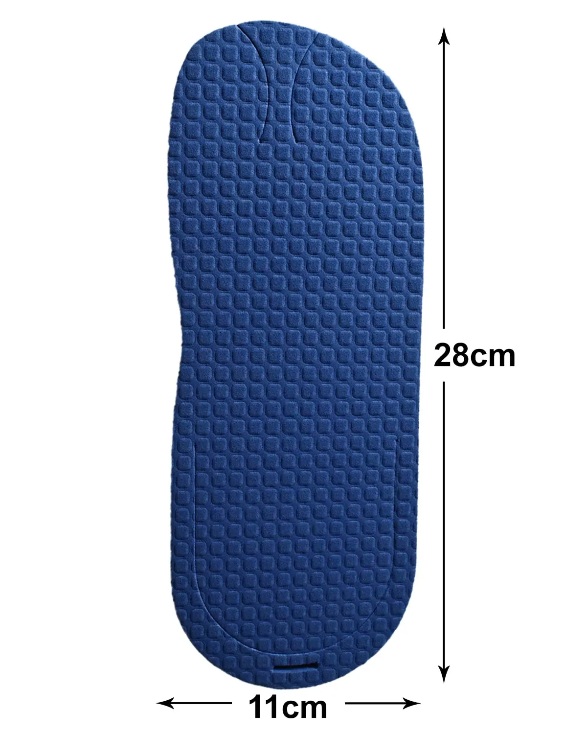 Kuber Industries Rubber Bathroom Slipper For Men & Women 1 Pair (Blue) 54KM4204