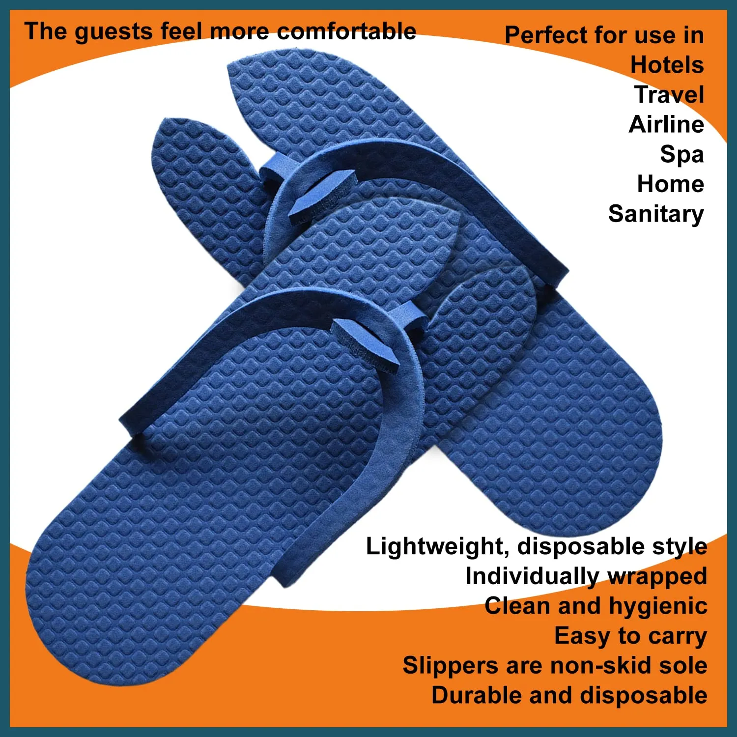 Kuber Industries Rubber Bathroom Slipper For Men & Women 1 Pair (Blue) 54KM4204