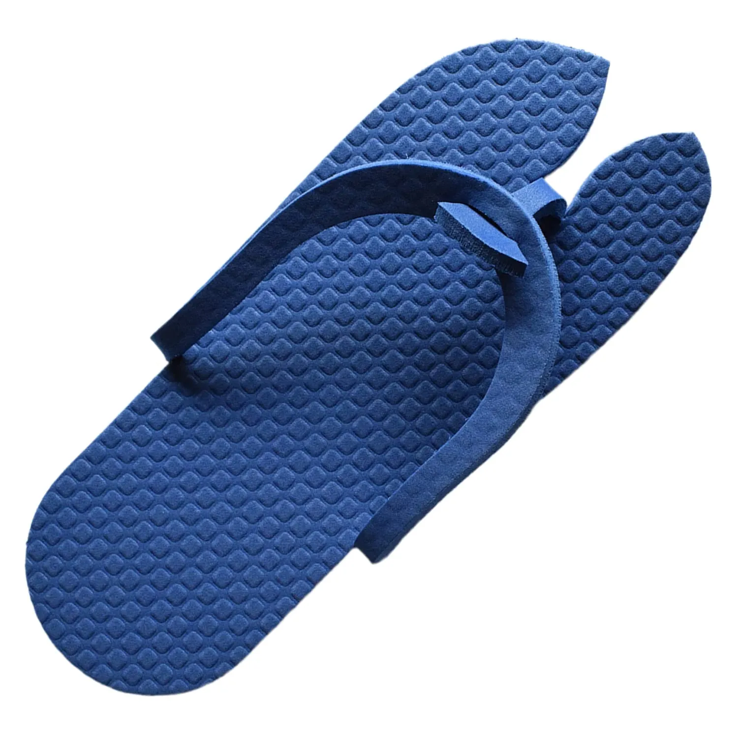 Kuber Industries Rubber Bathroom Slipper For Men & Women 1 Pair (Blue) 54KM4204