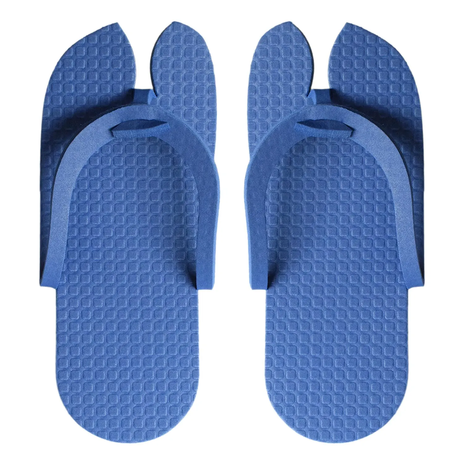 Kuber Industries Rubber Bathroom Slipper For Men & Women 1 Pair (Blue) 54KM4204