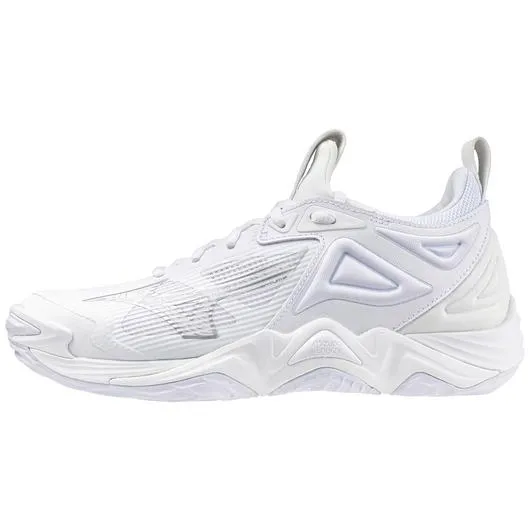 Mizuno Wave Momentum 3 - Women's Volleyball Shoe - White-Silver
